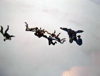 Skydivers Getting Together